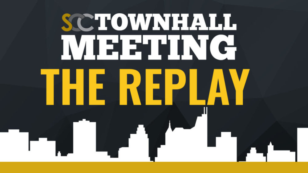 SCC Town Hall Replay Image